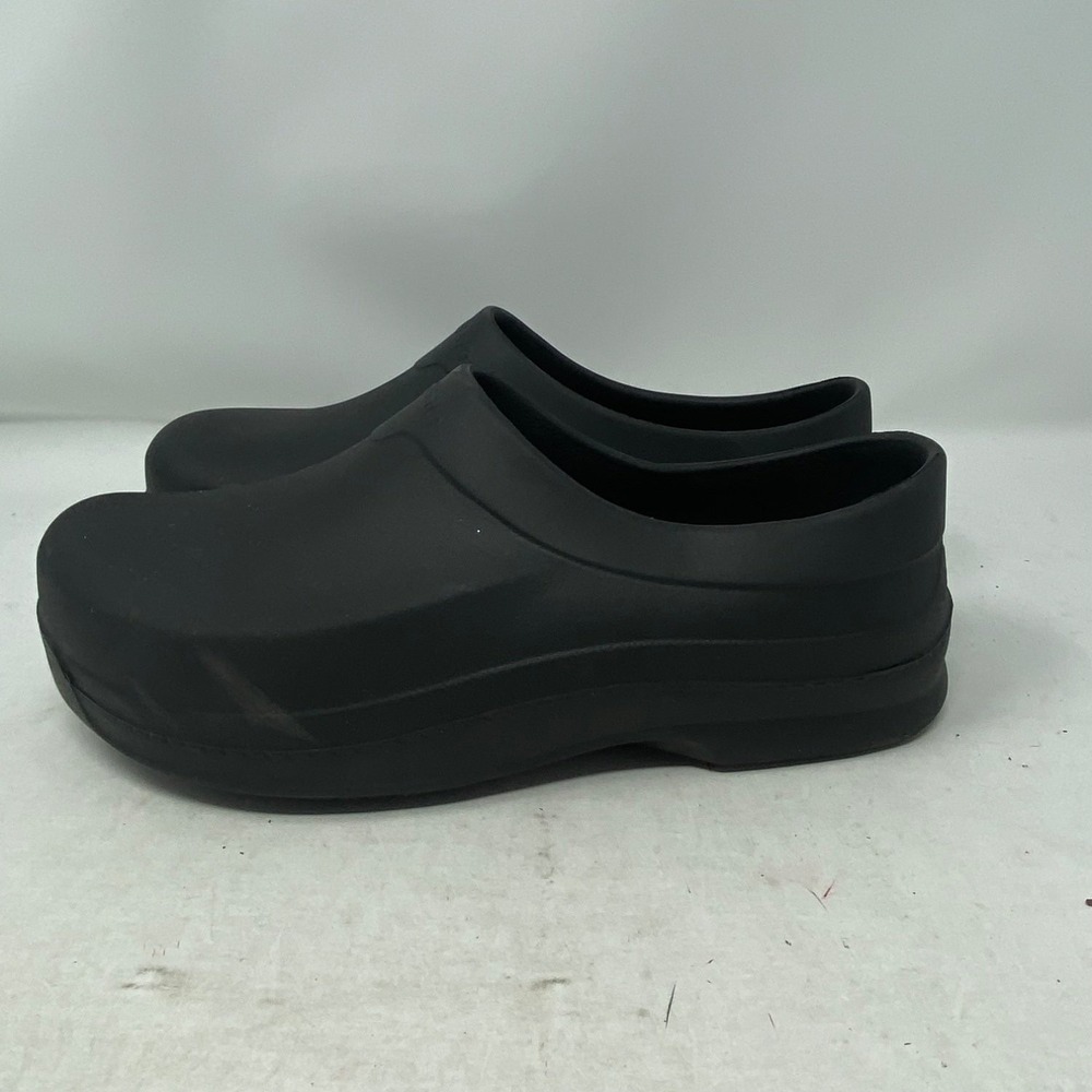 TredSafe Pepper Slip Resistant Work Clogs Black EVA Mens 7 Womens 9 Flat